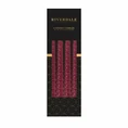 Dinner candle Rose burgundy - set of 4