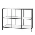 Dressoir Amaro met vakken 120cm zwart