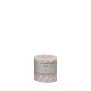 Duftkerze Swirl Jasmin Tea 7.5x7.5cm hellgrau
