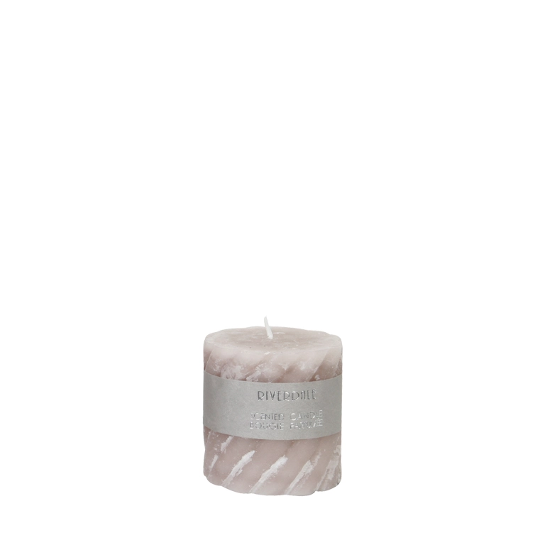 Duftkerze Swirl Jasmin Tea 7.5x7.5cm hellgrau