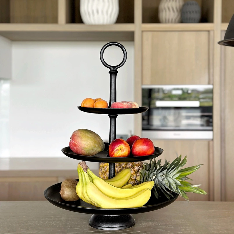 Etagere Lily 58cm matt schwarz