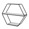 Etagère rect. Mika zwart 55cm