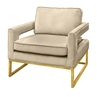 Fauteuil Elja taupe 89cm