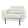 Fauteuil Miller beige 106cm