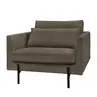 Fauteuil Miller bruin 106cm