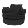 Fauteuil Phoebe zwart 115cm
