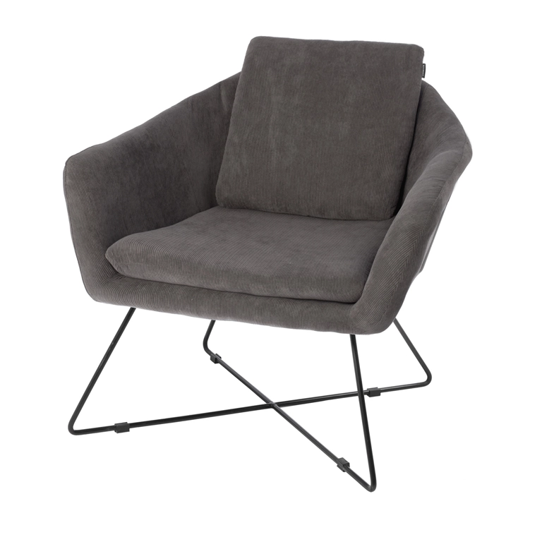 Duiker Kruiden bal Fauteuil Ridge antraciet 82cm | Riverdale