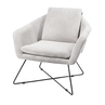 Fauteuil Ridge lichtgrijs 82cm