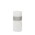 Geurkaars White Tea Ginger 7.5x15cm wit