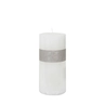 Geurkaars White Tea Ginger 7.5x15cm wit