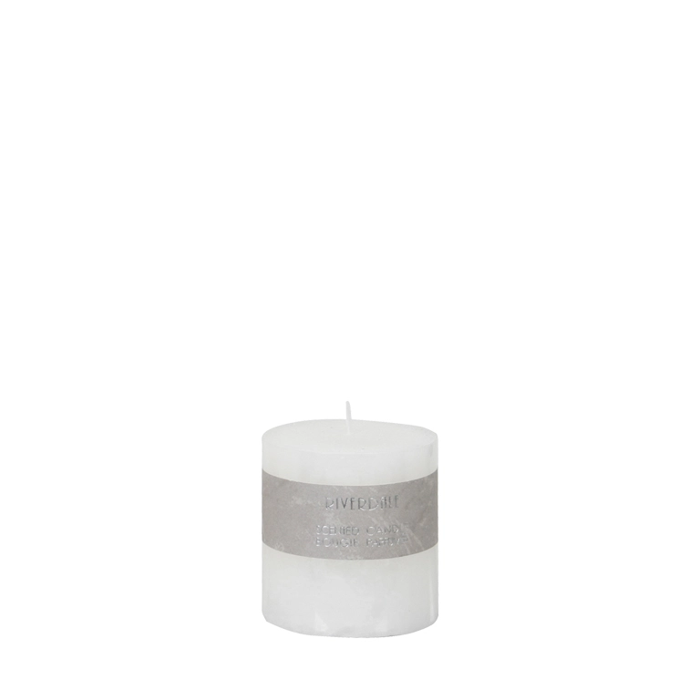 Geurkaars White Tea Ginger 7.5x7.5cm wit