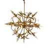 Hanglamp Leafs 75cm goud