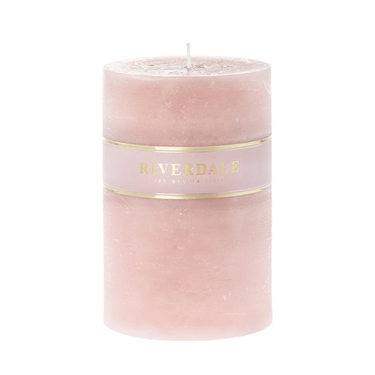 Kaars 10x15cm roze