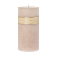 Kaars 10x20cm beige