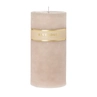Kaars 10x20cm beige