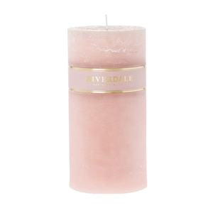 Kaars 10x20cm roze