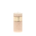 Kaars 7x14cm beige