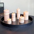 Kaars 7x14cm beige