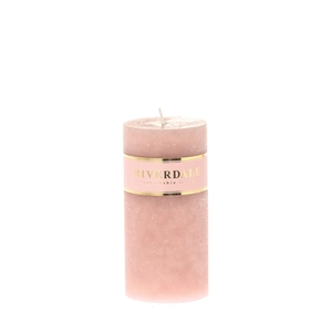 Kaars 7x14cm roze