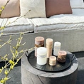 Kaars 7x20cm beige