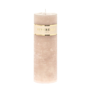 Kaars 7x20cm beige