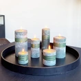 Kaars 7x7cm groen