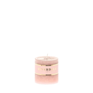 Kaars 7x7cm roze