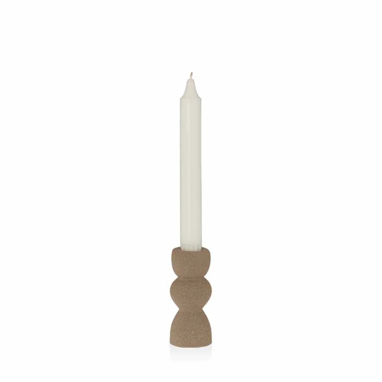 Kandelaar Emily 10cm mat zand