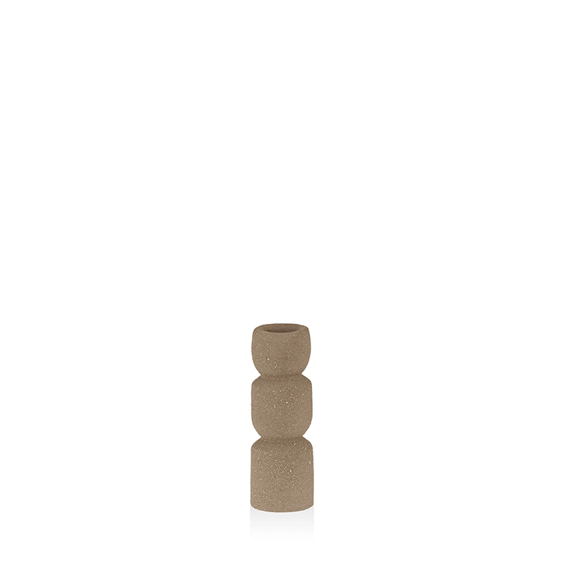 Kandelaar Emily 14cm mat zand