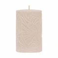 Kerze Wave 9x15cm sand