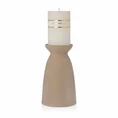 Kerzenständer Elvie 27cm matt sand