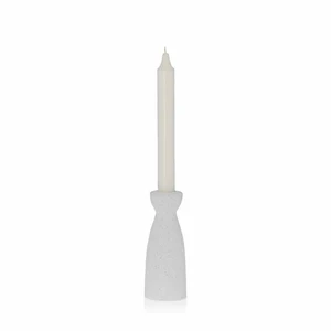 Kerzenständer Emily 13,5cm matt weiß