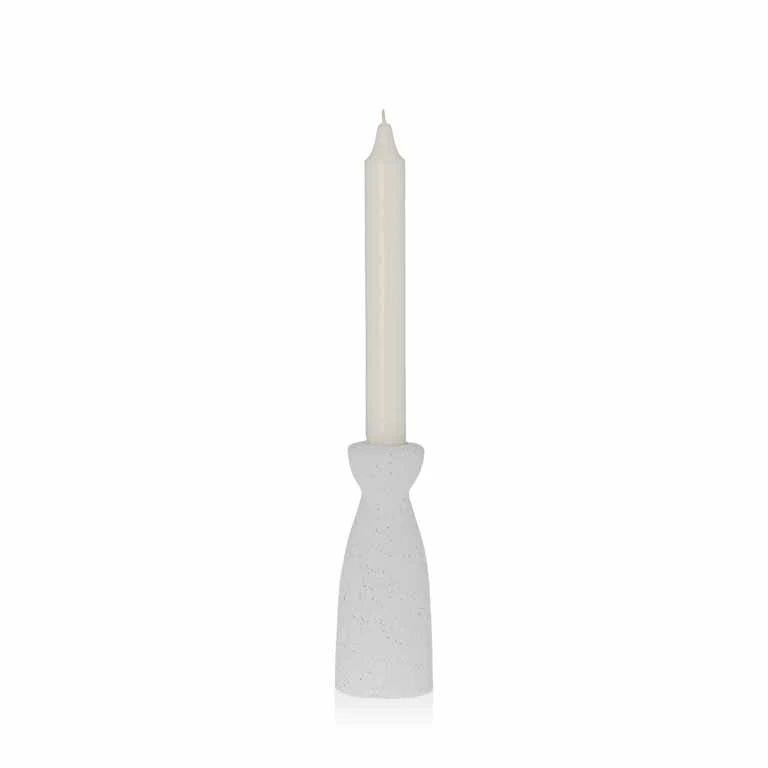 Kerzenständer Emily 13,5cm matt weiß