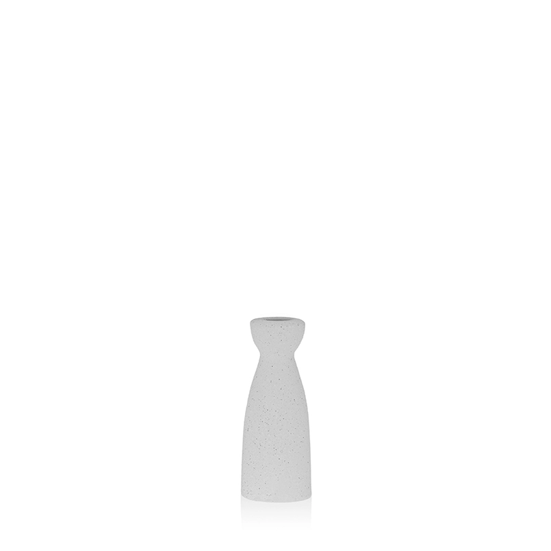 Kerzenständer Emily 13,5cm matt weiß