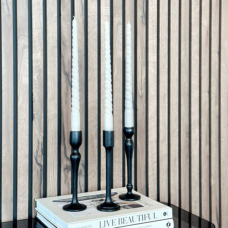 Kerzenständer Lily 20cm schwarz