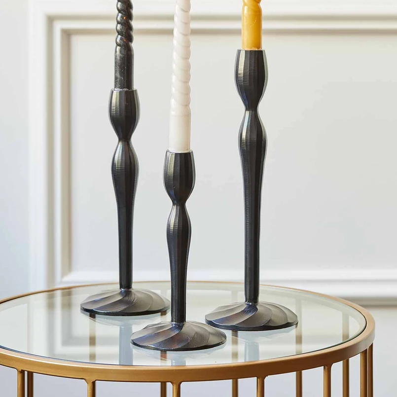 Kerzenständer Lue 26cm schwarz