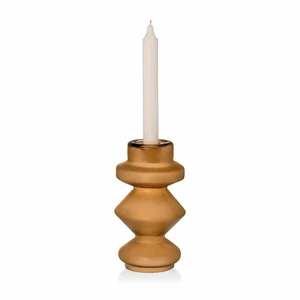 Kerzenständer Luna 19cm matt amber