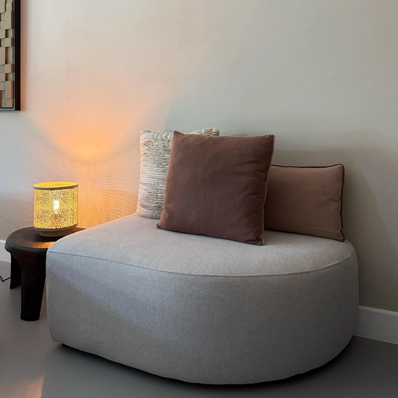 Kussen Bowie bruin 45x45cm