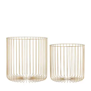Körbe Rocco 42cm gold - 2er-Set