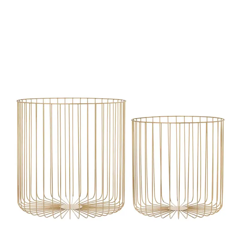 Körbe Rocco 42cm gold - 2er-Set