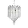Lamp hanging Sienna 43cm clear