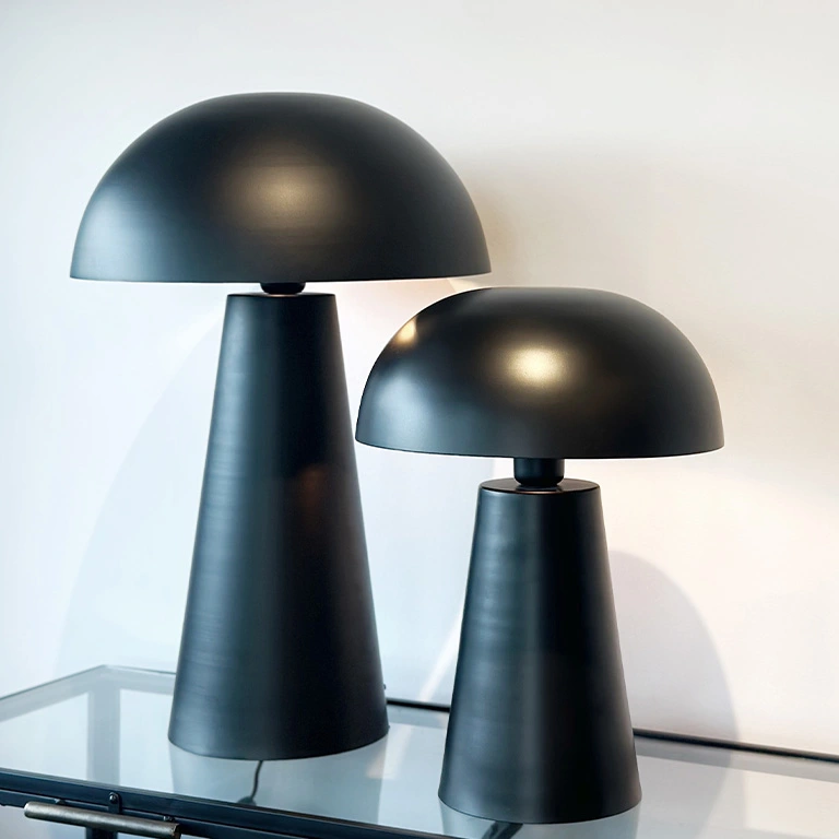 Lampe Moon 41cm schwarz