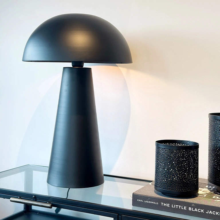 Lampe Moon 60cm schwarz