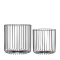 Mand Rocco 42cm zwart - set van 2