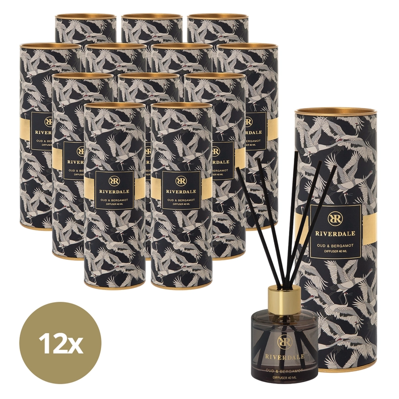 Olivia Duftstäbchen 40ml – Oud & Bergamot (12PCS)