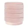 Opberg poef Beau 44cm zacht roze