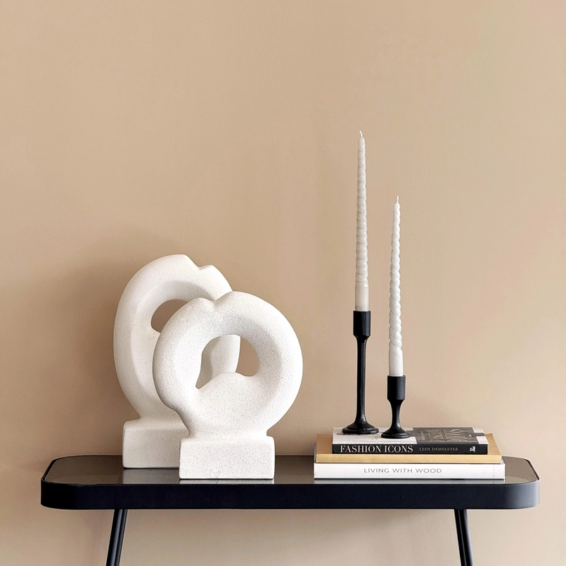 Ornament Eliza 30cm matt white