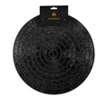 Placemats set van 4 zwart