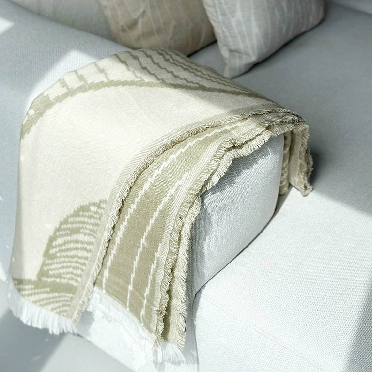 Plaid Rox 170x130cm zand/beige
