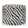 Pouf Nona 55cm creme/black